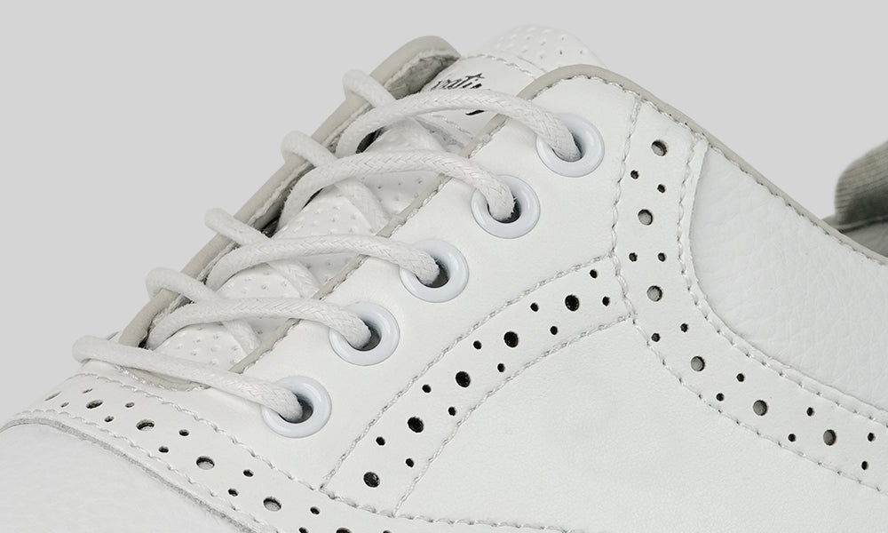 Goating Player G3 Men's Professional Spikeless Golf Shoes / White