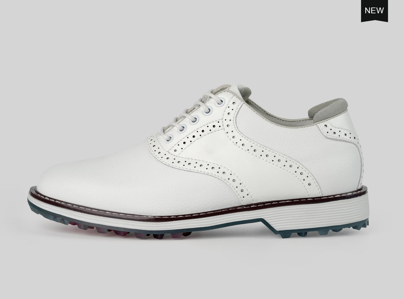 Goating Player G3 Men's Professional Spikeless Golf Shoes / White