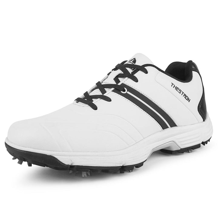 Goating Player G517 Men's Professional Spikes Golf Shoes / White