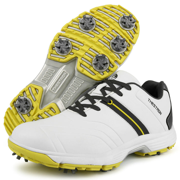 Goating Player G517 Men's Professional Spikes Golf Shoes / Yellow