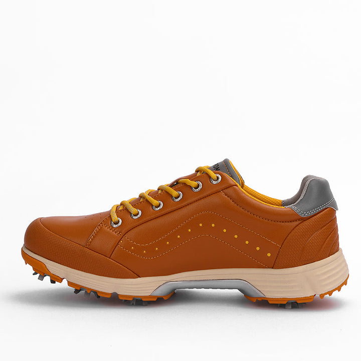 Goating Player G716 Men's Professional Spikes Golf Shoes / Brown