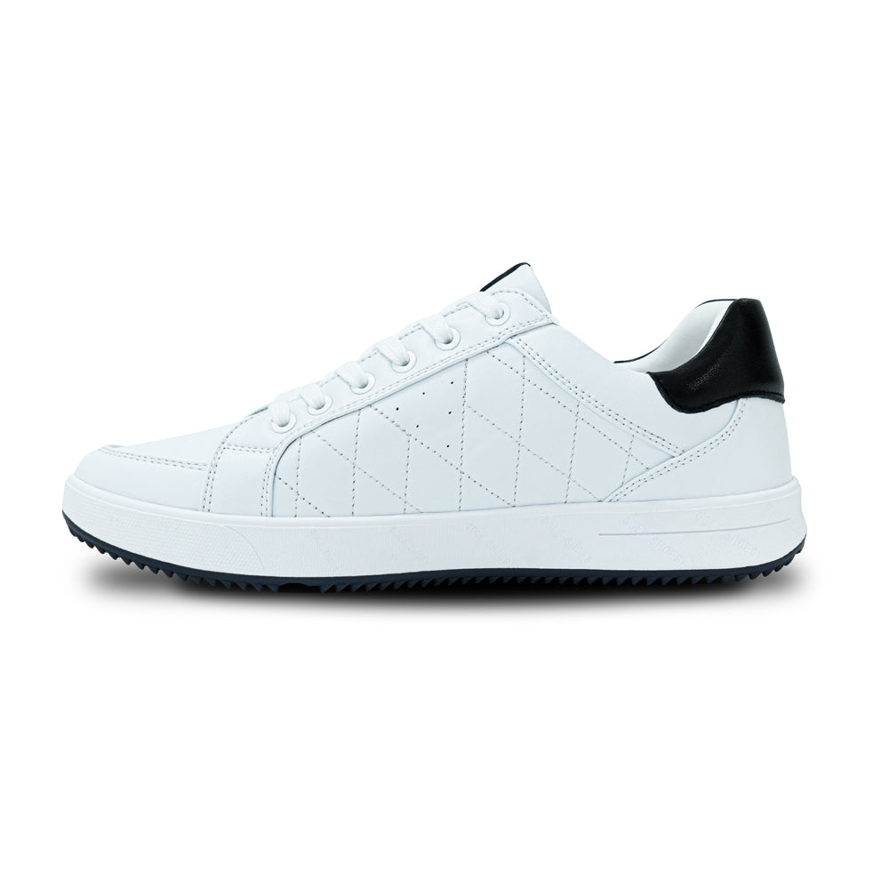 Ask Echo G2 Men's Professional Leather Golf Shoes  / White