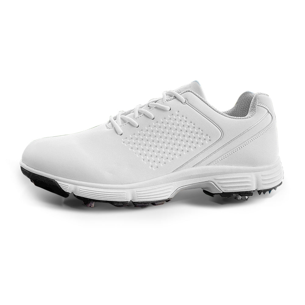 Goating Player G617 Men's Professional Spikes Golf Shoes / White