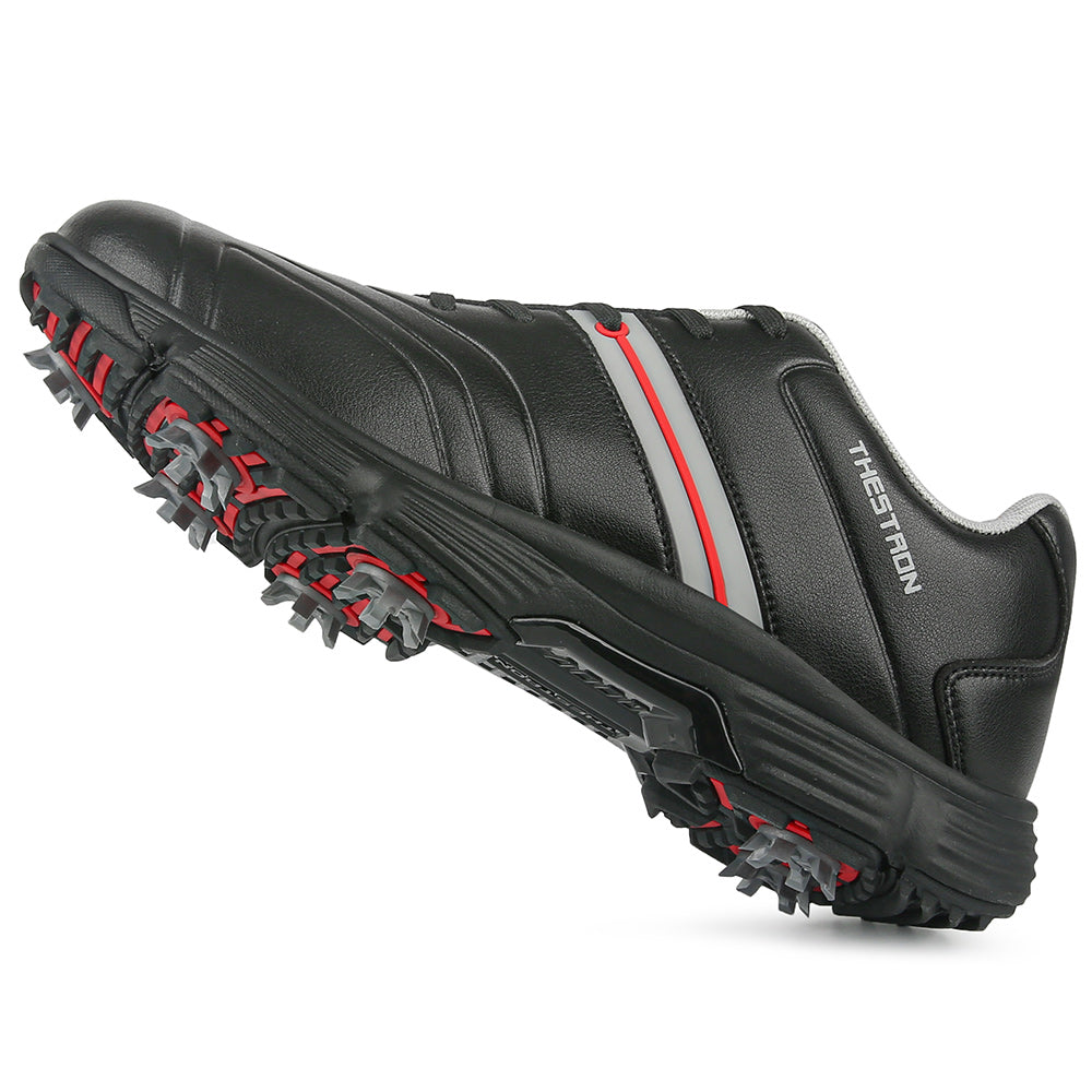 Goating Player G517 Men's Professional Spikes Golf Shoes / Black