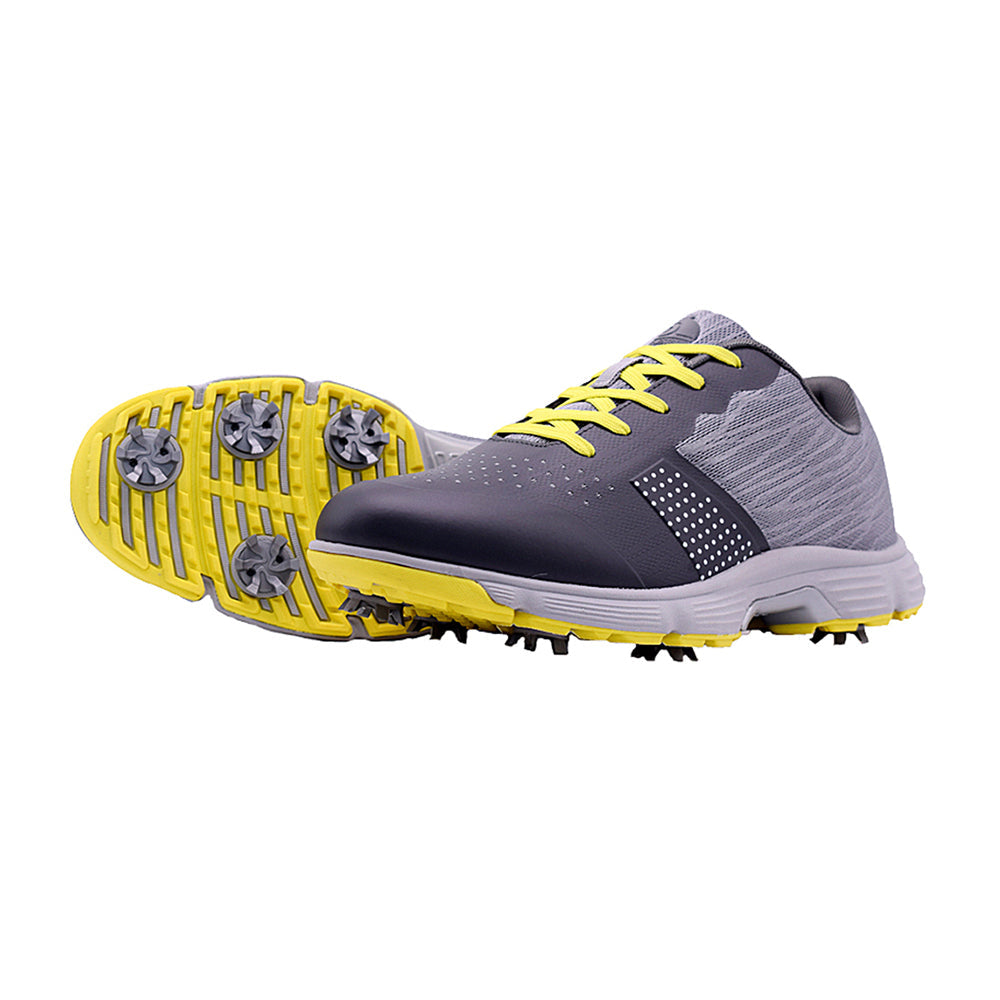 Goating Player G615 Men's Professional Spikes Golf Shoes / Grey