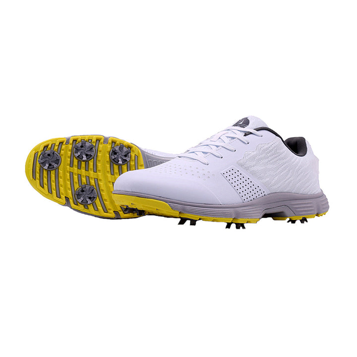 Goating Player G615 Men's Professional Spikes Golf Shoes / White