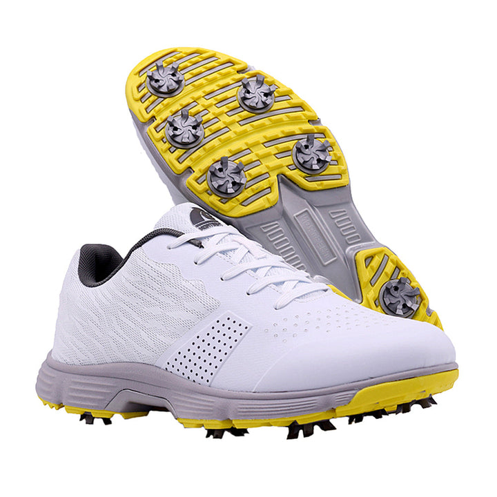 Goating Player G615 Men's Professional Spikes Golf Shoes / White