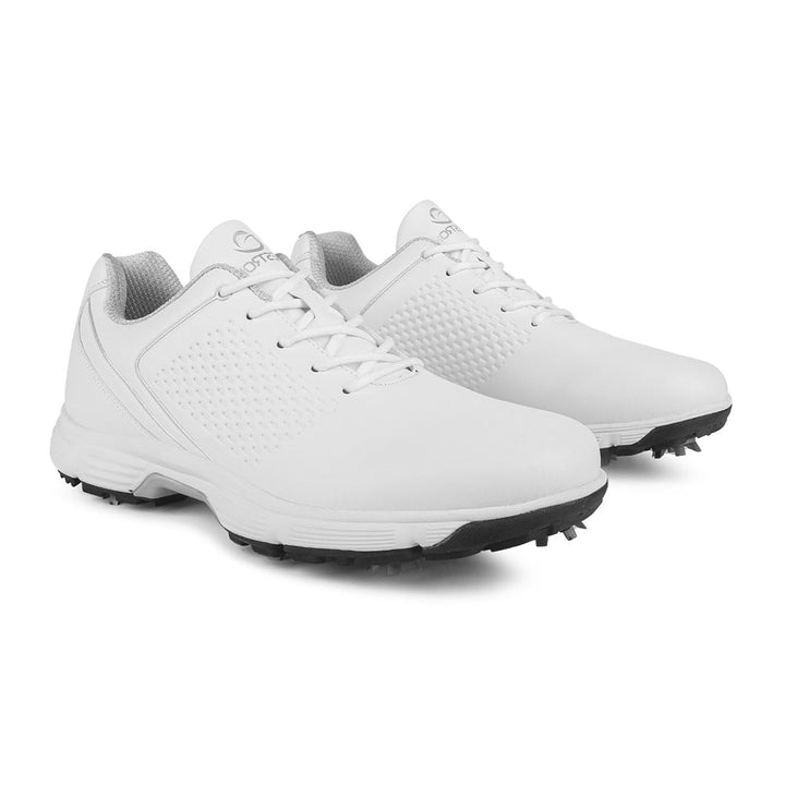 Goating Player G617 Men's Professional Spikes Golf Shoes / White