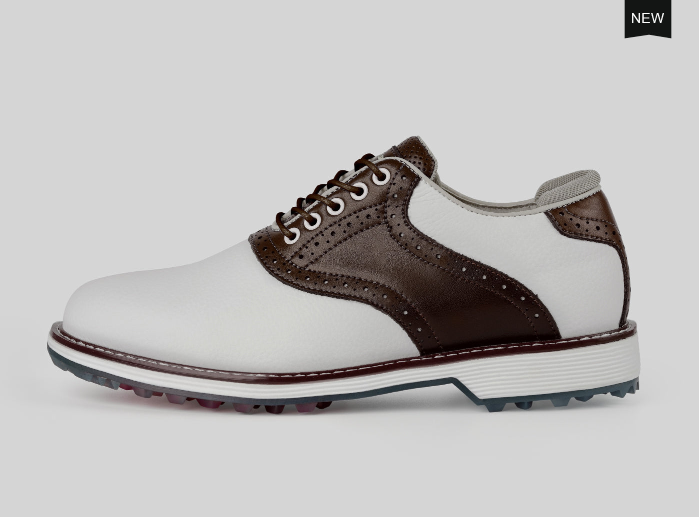 Goating Player G3 Men's Professional Spikeless Golf Shoes / Brown