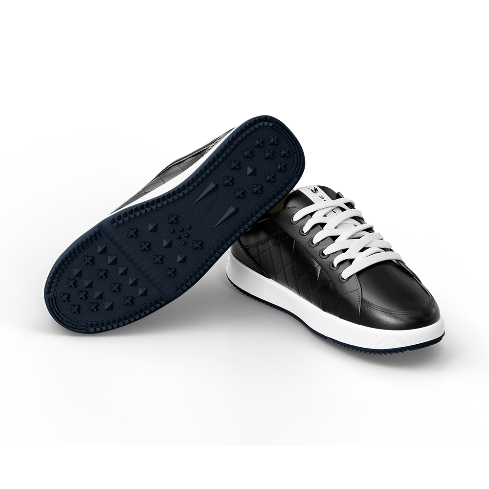 Goating Player G2 Men's Professional Leather Golf Shoes  / Black