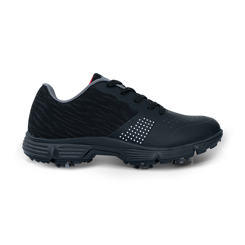 Goating Player G615 Men's Professional Spikes Golf Shoes / Black